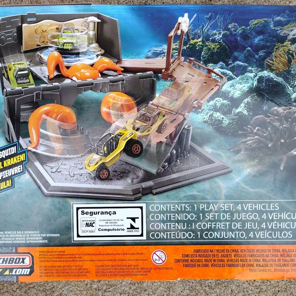 Matchbox Ahoy Adventure Set Incl 4 Off Road Vehicles - Picture 3 of 9